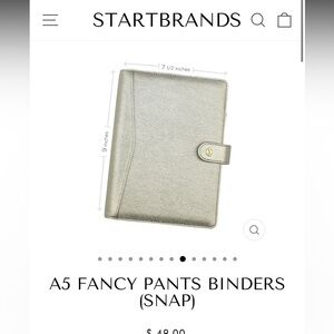 Fancy Pants Gold Planner A5 Size
